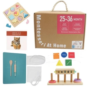 Montessori Toys for1 Year Old，25-36 Months, 5 in 1 Learning Educational Set W... - Picture 1 of 6