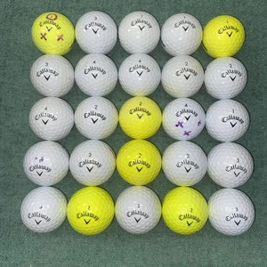 25 X Callaway Supersoft /MAGNA/MAX golf balls As Pictured - Picture 1 of 3