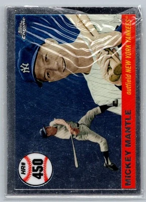 Topps Chrome Home Run History Mickey Mantle 450 2008 Foto 1 de 2