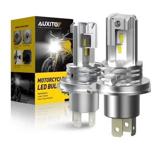 H4 9003 HB2 LED 360° High Low Beam Motorcycle Headlight Bulb HID 6000K 30000LM - Picture 1 of 8