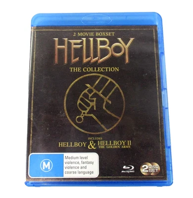 Hellboy 2 Movie Boxset the Collection Bluray M 2012 Universal Studios Tested - Image 1 of 4