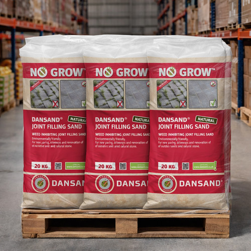 Dansand NO GROW Block Paving Sand - 20kg Free Delivery multi buy bulk ...