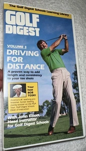 Vtg 1986 Golf Digest Volume 3 “Driving For Distance” VHS - Picture 1 of 11