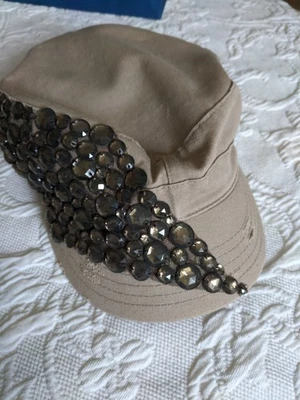Olive And Pique Women's Cap Hat With Ornament Olive Green - Image 1 of 4