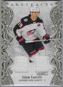 ADAM FANTILLI 2025-26 UPPER DECK ARTIFACTS GOLD MATERIALS DUAL JERSEY - Picture 1 of 2