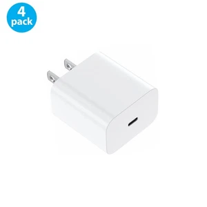 4x USB-C Type-C 20W PD Power Block Adapter Fast Wall Charger For iPhone 15 14 13 - Picture 1 of 4