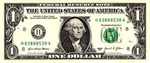 $1 2021 Fancy Serial H83888538A - Picture 1 of 1