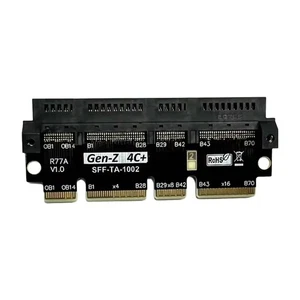Carte adaptateur PCIe5.0 X16 vers Gen-Z 4C+ EDSFF 4C+ Test et protection augmentéska4451 - Photo 1/6