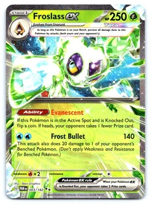 Froslass ex Pokemon Holo Double Rare SV04: Paradox Rift 003/182 - Image 1 of 2