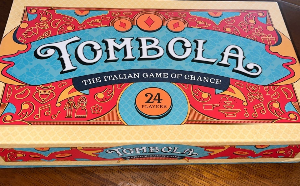 Tombola: The Traditional Italian Game of Chance - Board Game 24 Players READ - Image 1 of 4