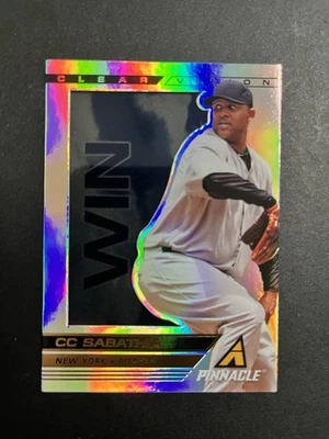 2013 Panini Pinnacle — Clear Vision C.C. Sabathia #CV8 Win - РЕДКАЯ и как новая - Изображение 1 из 2