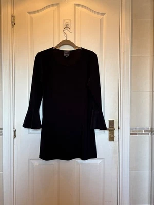 Coco Bianco Womans Black Tunic with Bell sleeves Size Small - Image 1 of 4