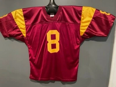 CAMISETA FIRMADA AUTOGRAFIADA POR DWAYNE JARRETT USC GTSM/COA XL COSIDA CON NÚMERO DE IDENTIFICACIÓN GP Foto 1 de 4