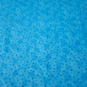Christmas Splendor BTY Susie Robbins Quilting Treasures Tonal Blue Polka Dot - Picture 1 of 3