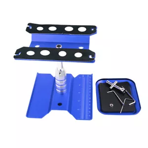 Repair Station Work Stand w/Screw Tray Tool 360° Rotate Lift For 1/8 1/10 RC Car - Picture 1 of 15