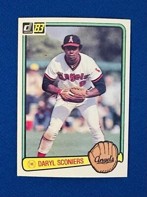 1983 DONRUSS #141 DARYL SCONIERS CALIFORNIA ANGELS NM-MT BETTER - Image 1 of 2