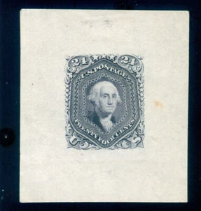 momen: US Stamps #70TC1a VAR. VIOLET TRIAL PROOF ON INDIA LOT #70741 - Picture 1 of 2