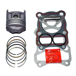 ISVINTAGE Piston And Piston Rings Gasket Compatible For SUZUKI LT125 125cc - Picture 1 of 4