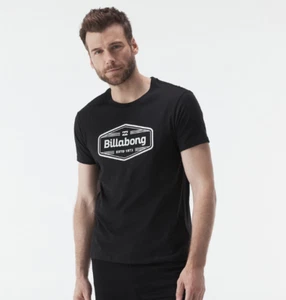 Billabong Men's Trademark T-Shirt - Black Size Large - Picture 1 of 5