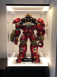 LED Acrylic Display Case Box For Hot Toys 1/6 Iron man MK44 Hulkbuster - Picture 1 of 5