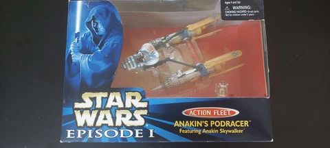 Star Wars Ep I - Action Fleet Anakin’s Podracer Anakin Skywalker Galoob 1999 New Cover