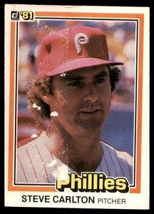 1981 Donruss Steve Carlton #33 Low Grade Philadelphia Phillies