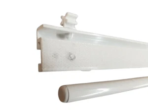 ★Paneelwagen 60 cm für Flächenvorhang 6 mm Laufsysteme mit Rollen und X Gleiter★ - Bild 1 von 1