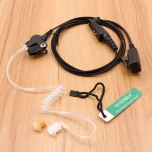 Covert Acoustic Headset Earpiece For Motorola Radio EX500 EX600 GP344 GP388 - Zdjęcie 1 z 5