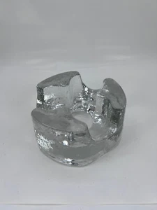 Kunstglas Teewärmer Lichthalter Untersetzer Germany 70er Glasdesign George Shutte - Bild 1 von 8