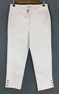 Charter Club Pantaloni Donna Vita Larga Cropped Taglia:4 Effettivi:30X25 - Foto 1 di 6