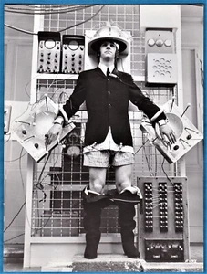 8x10 vintage photo Beatles drummer Ringo Starr robot rock pop drum musician 1965 - Picture 1 of 2
