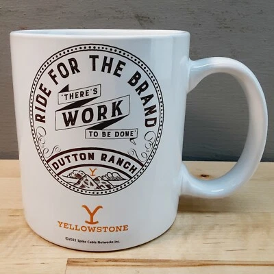 Yellowstone Dutton Ranch Ride For The Brand Trabajo por hacer — ¡Enorme taza de 24 oz ZAK! Foto 1 de 4