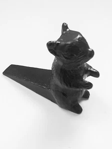 Door Stopper Stop Wedge Squirrel Black Antique Cast Iron Animal - Picture 1 of 5