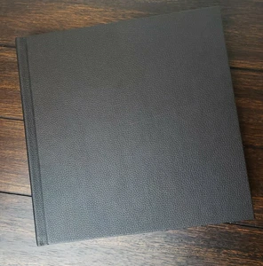 Professional Black 12x12 Wedding Photo Album Mothers Album Art Leather No Mats - Picture 1 of 9