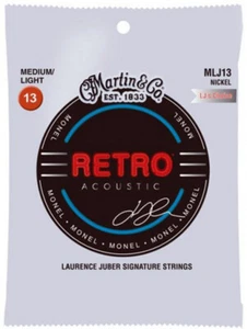 Martin Retro MLJ13 LJ's Choice Medium Light 6 Acoustic Strings 13-56 String Set - Picture 1 of 12
