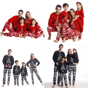 Christmas Pajamas Family Matching Kids Adults Xmas Pjs Sleepwear Pys Multi Sizes - Picture 1 of 9