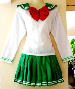 Sailor-Moon Schulmädchen-Uniform Japan/China/Cosplay Kostüm Grün Gr.XS/S/M/L - Picture 1 of 3