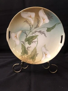 RS (Reinhold Schlegelmilch) Alemania Porcelana Oro Plato Pastel - Diseño Callas - Imagen 1 de 6