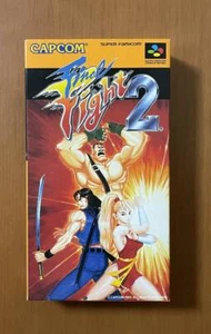FINAL FIGHT 2 Super Famicom Nintendo Japan Import Free shipping FedEx DHL - Picture 1 of 10