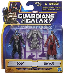 GUARDIANS OF THE GALAXY STAR-LORD AND RONAN MINI ACTION FIGURE 2-PACK - Picture 1 of 5