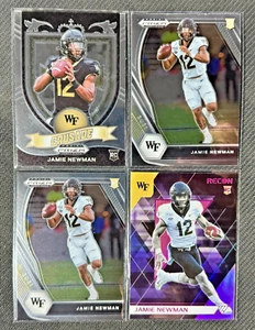 JAMIE NEWMAN ~ 4x NFL Football ROOKIE Card Lot [WAKE FOREST DEMON DEACONS] - Picture 1 of 1