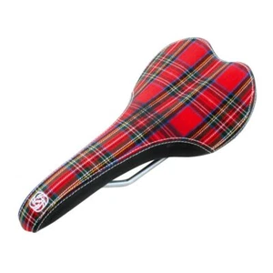 Gusset R-Series Race, Road/XC MTB Dual Density Saddle Tartan - Picture 1 of 1