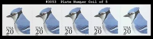 USA5 #3053 MNH PNC5 Pl #S1111 Blue Jay s/a - Picture 1 of 1