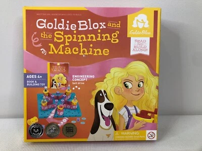 Goldie Blox & The Spinning Machine Leer y Construir Juguete de Ingeniería Juego Completo Usado en Excelente Condición Foto 1 de 4