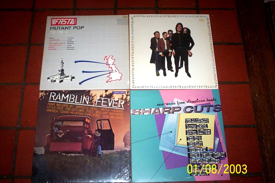 COMPILATION ( 4 ) LP lot w/ GANG OF FOUR dB's ELVIS COSTELLO Poco GRATEFUL DEAD - Image 1 of 1