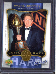 2006-07 Upper Deck MVP Gotta Have Hart #HH9 Wayne Gretzky