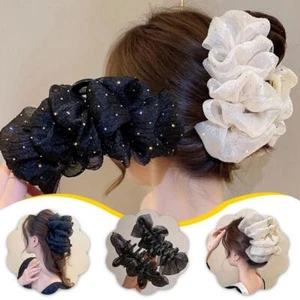 Mujeres Moño Burbuja Clip Garra de Pelo Elegante Pelo Grande π(Clips D4P7 Niña M1V1 y - Imagen 1 de 14
