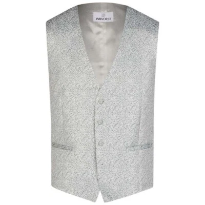 Wilvorst After Six Herren Hochzeitsanzug Weste grün gemustert 437109 A83 040 - Image 1 of 4