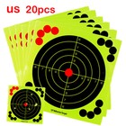 Shooting Targets Reactive Splatter 12" 20 Pack Gun Shots Paper Target