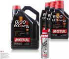 10 litrów oleju silnikowego MOTUL 8100 Eco-nergy 5W-30 300ml środek do czyszczenia silnika 11260104
